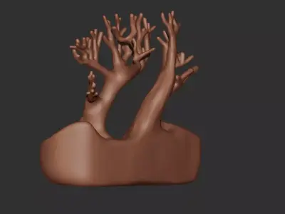 Tree Pen Organizer Printable 3D print model