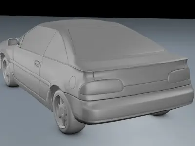 Nissan NX 1990 3D model