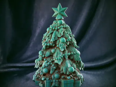 Flexy Christmas tree Free 3D print model