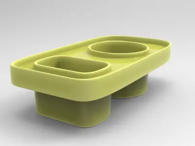 Huh Desk Tidy Low-poly 3D model