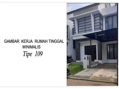 Gambar Detail Rumah Tinggal Minimalis 2 lt 3D model