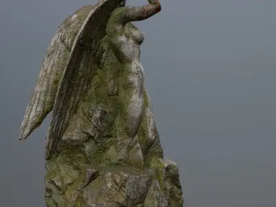 woman statue 2 Low-poly 3D model buy