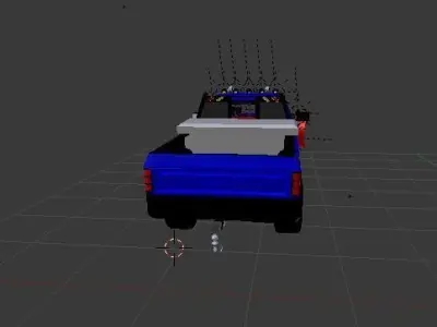 1993 Dodge Ram W250 MegaReg Long Bed Free 3D model