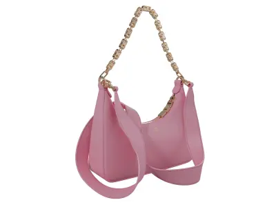 GIVENCHY monogram chain shoulder bag Low-poly 3D model