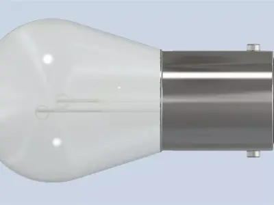 Light bulb 1034 P21-5W 24V - BAY15d 3D model