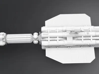 Light Ship Altares Scale model 3D print model