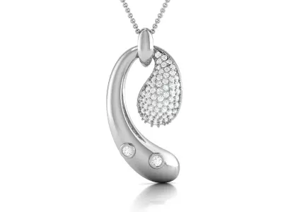 Women Pendant 3dm Render Detail 3D print model