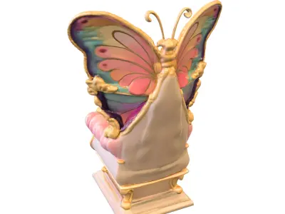 Butterfly Throne 3D model