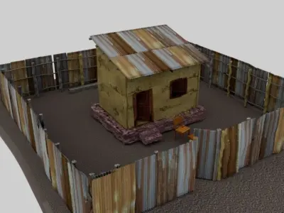  African house  3D model