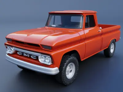 GMC Stepside Pickup 1965  3D print model