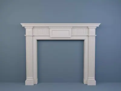 Georgian style fireplaces series No2 3D model