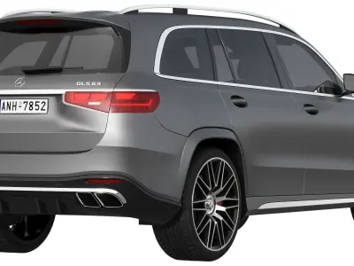 Mercedes-Benz GLS63 AMG 2024 3D model