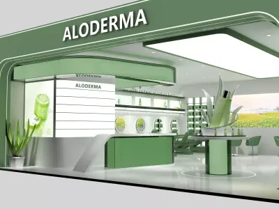 Cosmetics Shop Low-poly 3D model