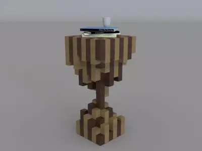 Decor Table Low-poly 3D model