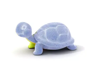 Cute Turtle Green model pack Low-poly 3D model