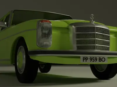 Mercedes Benz 230 from 1974 3D model