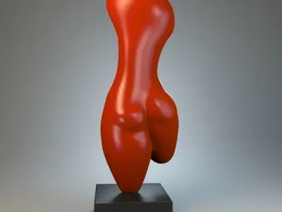 Sculpture The Model P 3D print model