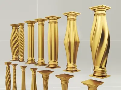 New Columne collection 3D model