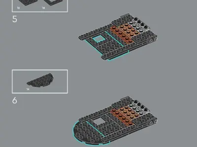 TwindBricks3D - 10314 Dried Flower Centerpiece 3D print model