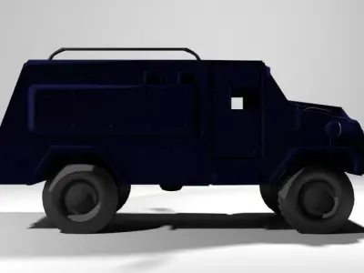 Armoured Car - Humberette 3D model