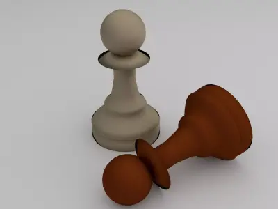 Chess Pawn 3D model