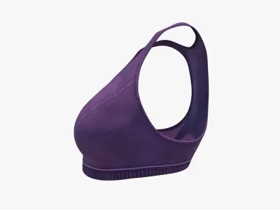 Daily Sport Bra Low-poly 3D model
