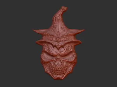scary face cnc  3D print model
