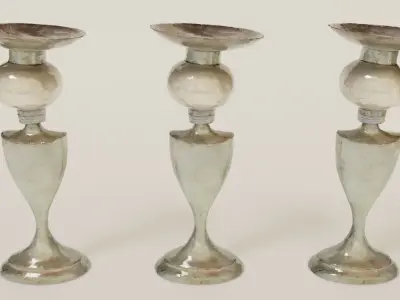 Photogrammetry Scanned Decorative Object Realistic Low-poly 3D model