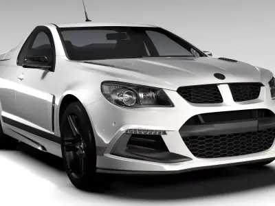 HSV Maloo R8 SV Black Gen F2 2017 3D model