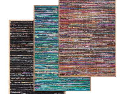 Rug Set 243 3D model