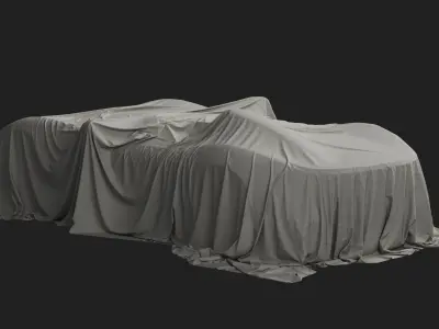 Sportcar Cover 08 3D model