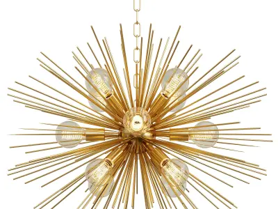  Modern Sputnik Chandelier 3D model