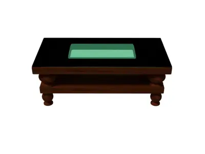 A wooden Coffee Table 3D model