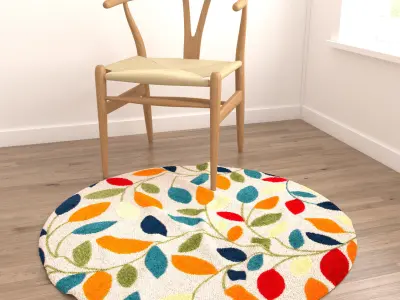 Rugs No 133 Low-poly 3D model