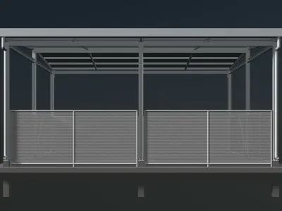 Storage building 24i19 3D model