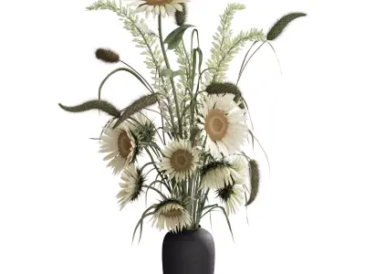 Flower In Vase 119 3D model