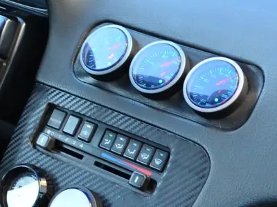 200SX triple Gauge support 52mm  3D model