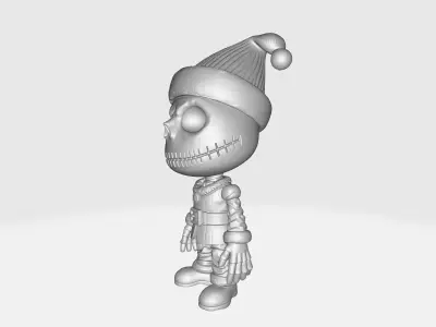 Jack Skellington Santa Claus Print Nightmare Before Christmas  3D print model