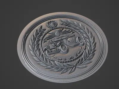 Car Medallion 3D print model