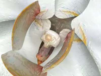 Vanilla Flower 3D model