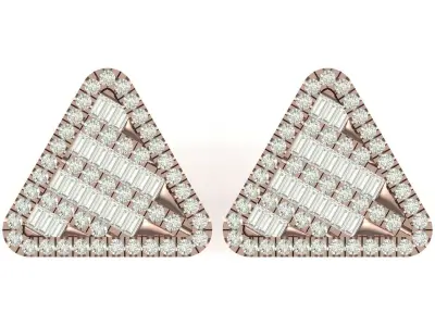 Earring 3D print model 30