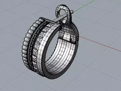 earrings Boucheron 3D print model