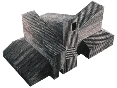 Black modern farm decoration Ethnicraft 3D model