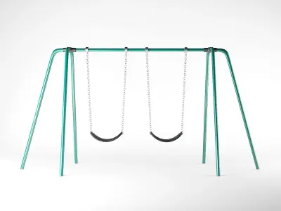 Playground Swing 3D model