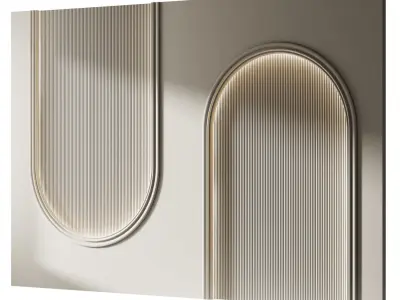 Decorative V16 Wall Panels 3D model