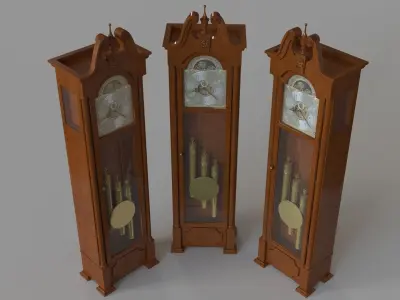 Howard Miller Grandfather Clock 3D model