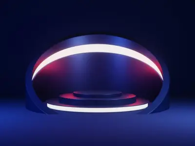 Product Display Podium 3D model