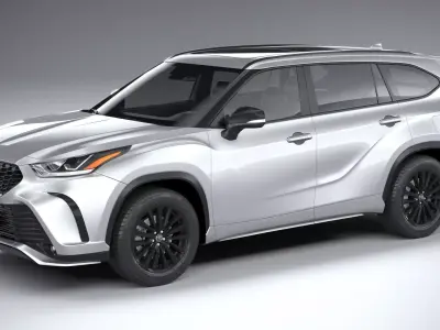 Toyota Higlander XSE 2024 3D model