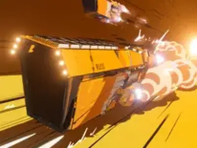 Roughed up Ship Model 3D model