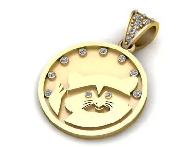   Pingente de diamante 3D print model